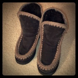 Mou Hidden Wedge Ankle Boot